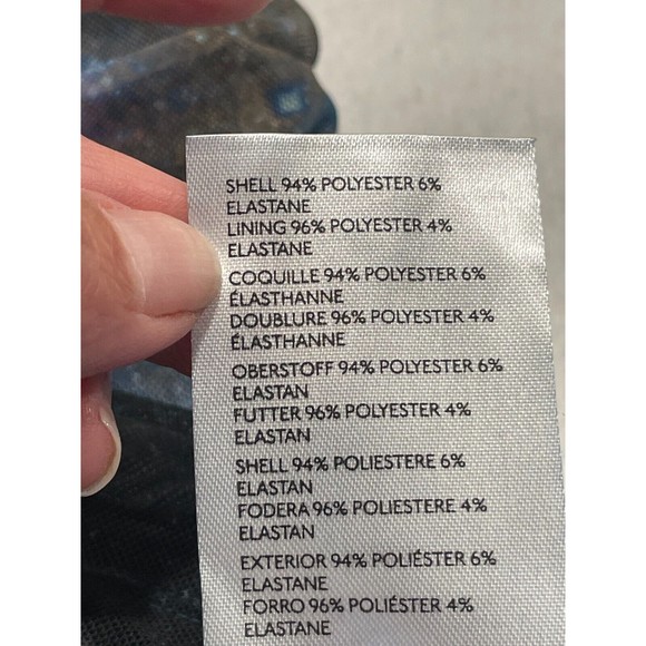 Urban Outfitters UO Liza Ruched Mini Skirt XS Black Blue Galaxy Celestial Planet - Picture 11 of 13